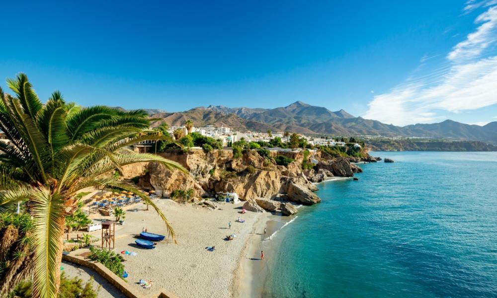 Strand in Nerja